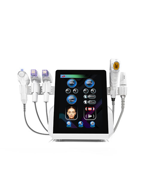 Portable 4 in 1 ICE HIFU12 + ICE V-Max +Crystallite Depth 8 + lCE Hammer