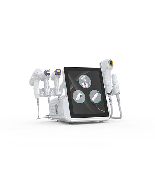 Portable 4 in 1 ICE HIFU12 + ICE V-Max +Crystallite Depth 8 + lCE Hammer